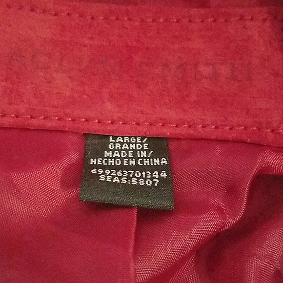 Vintage Jaclyn Smith suede red jacket size larg - Picture 8 of 8